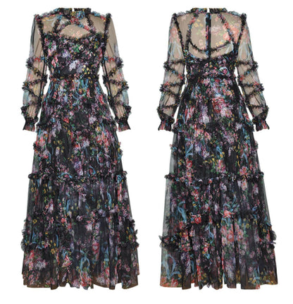 Floral Fantasy Dress - allsose
