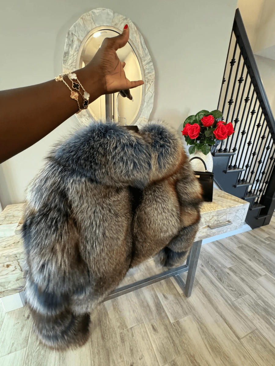 Fox fur jacket - allsose