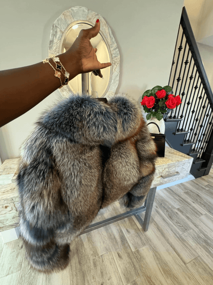 Fox fur jacket - allsose