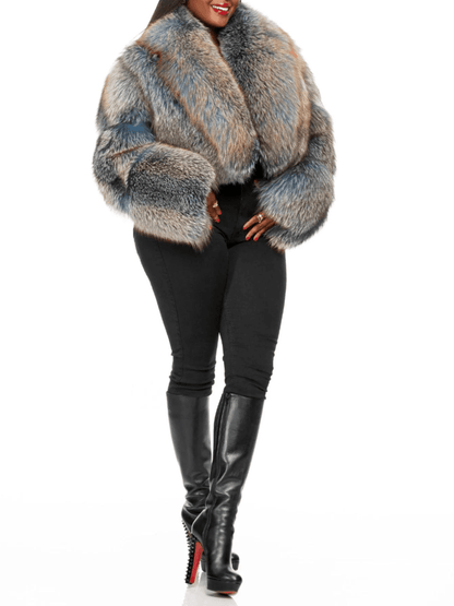 Fox fur jacket - allsose