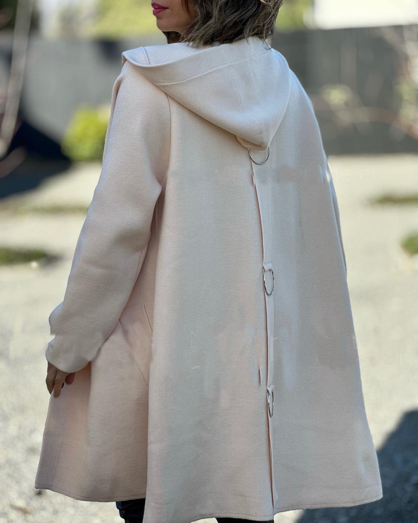 Hooded Pockets Knit Jacket - allsose