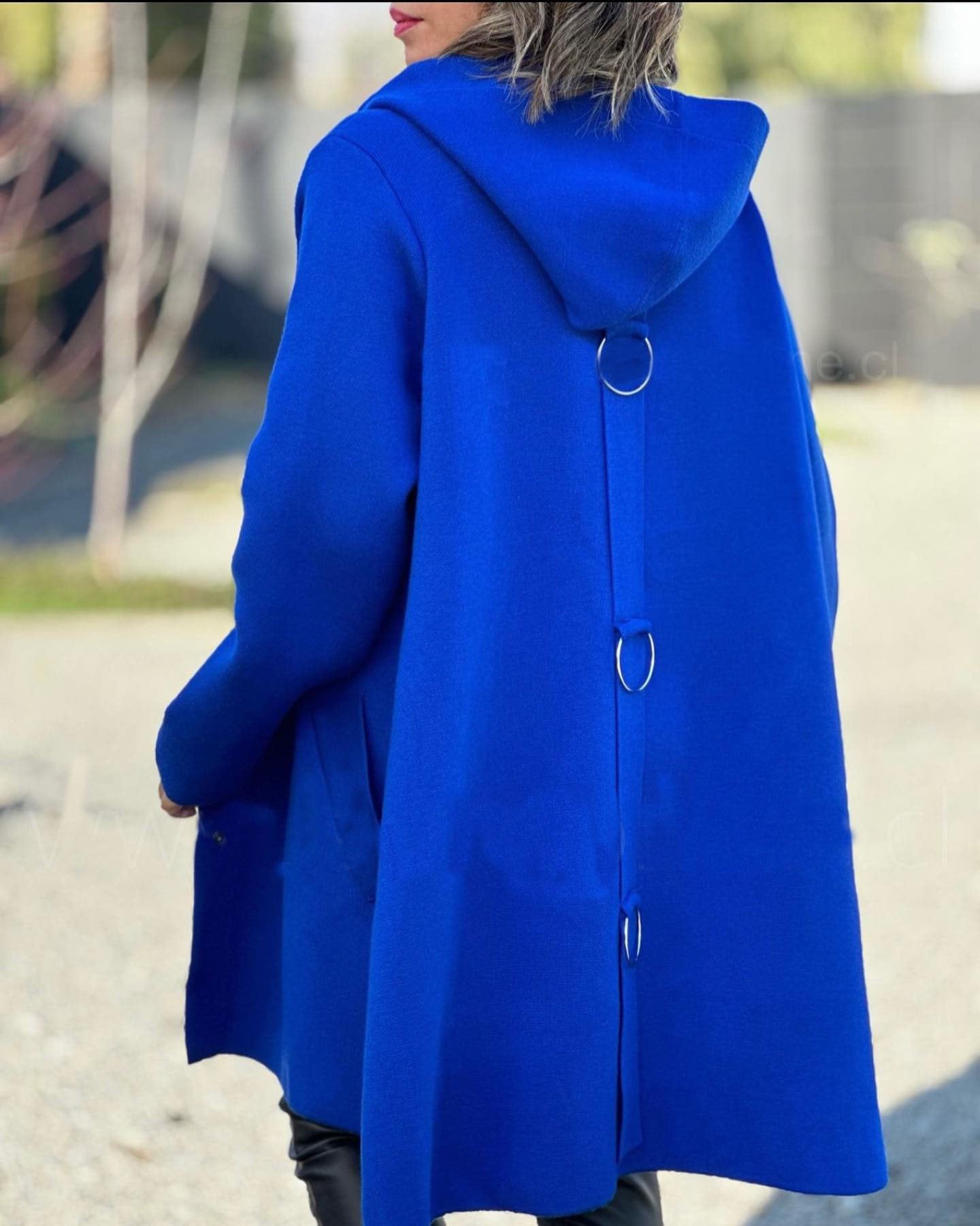 Hooded Pockets Knit Jacket - allsose