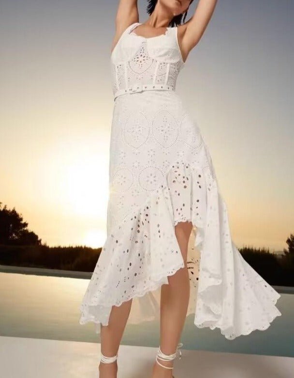 Irene Lilac Green Fruition Long Dress - allsose