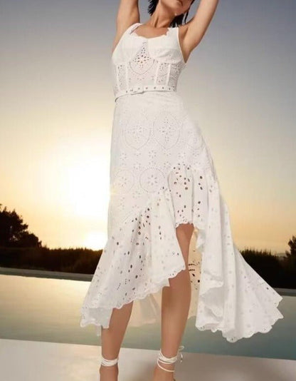 Irene Lilac Green Fruition Long Dress - allsose