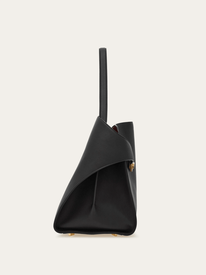 Large Soft Bicolor Shoulder Bag - allsose