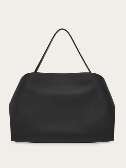 Large Soft Bicolor Shoulder Bag - allsose