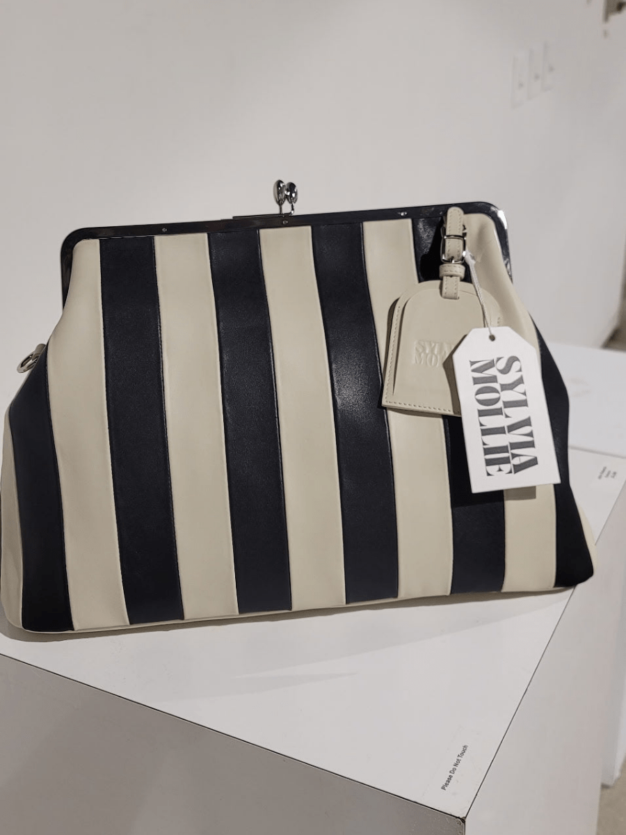 Leather Kisslock Frame Bag - allsose