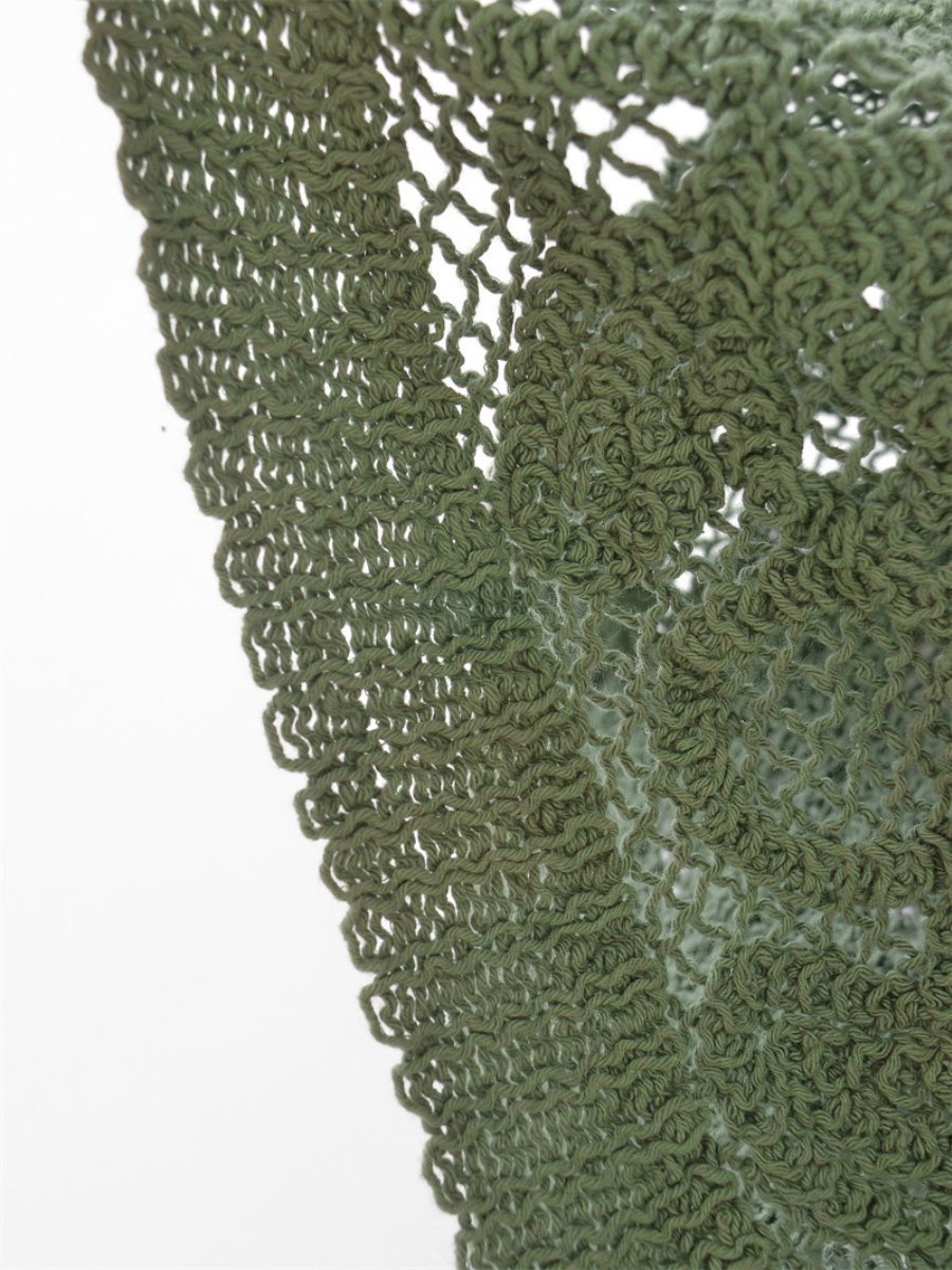 Loose Sleeveless Crocheted Top - allsose