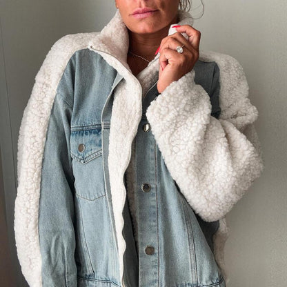 Love Me Up Denim Jacket - allsose
