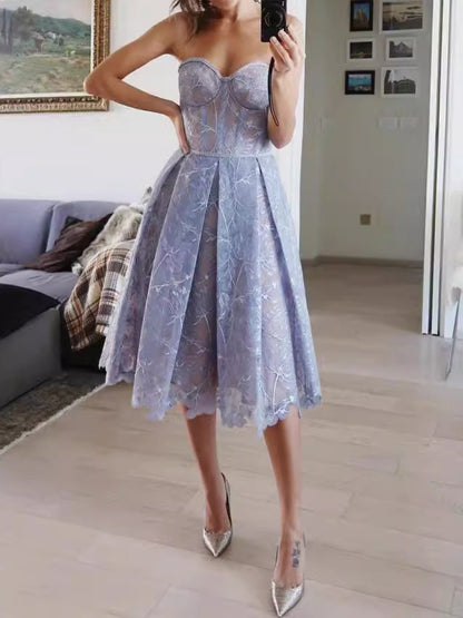 Mindful Lace Midi Dress - allsose