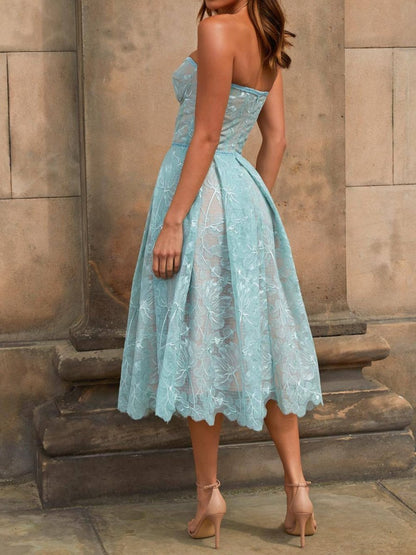 Mindful Lace Midi Dress - allsose