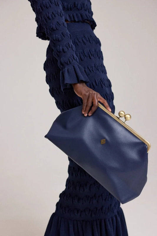 ODENSE LEATHER CLUTCH BAG - allsose