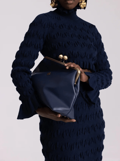 ODENSE LEATHER CLUTCH BAG - allsose