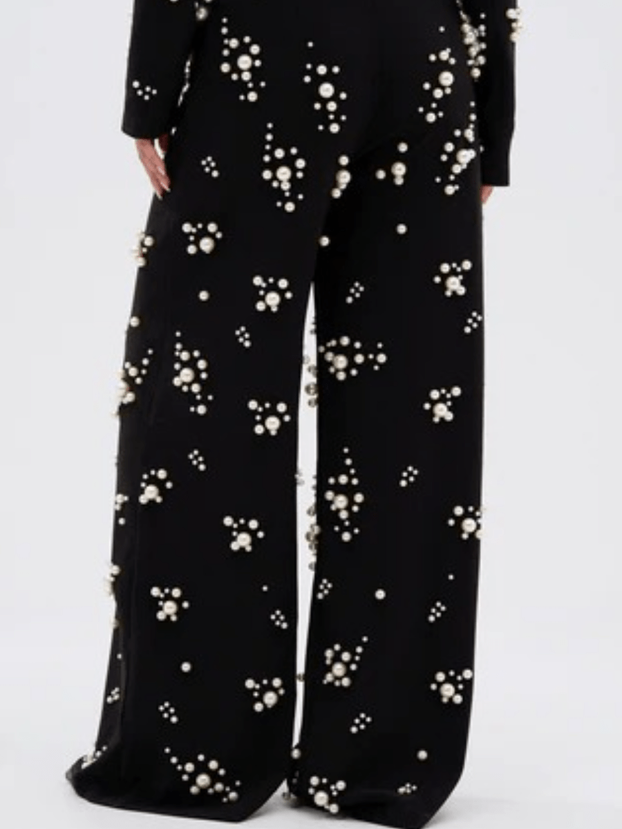 OLD FLAME EMBELLISHED SUIT - allsose