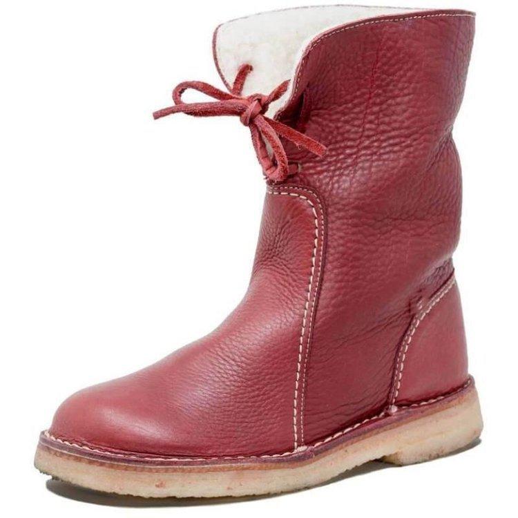 Orthopedic Waterproof Leather Snow Boots - allsose
