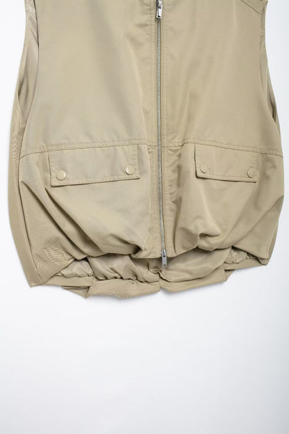 Oversized Puffy Vest - allsose