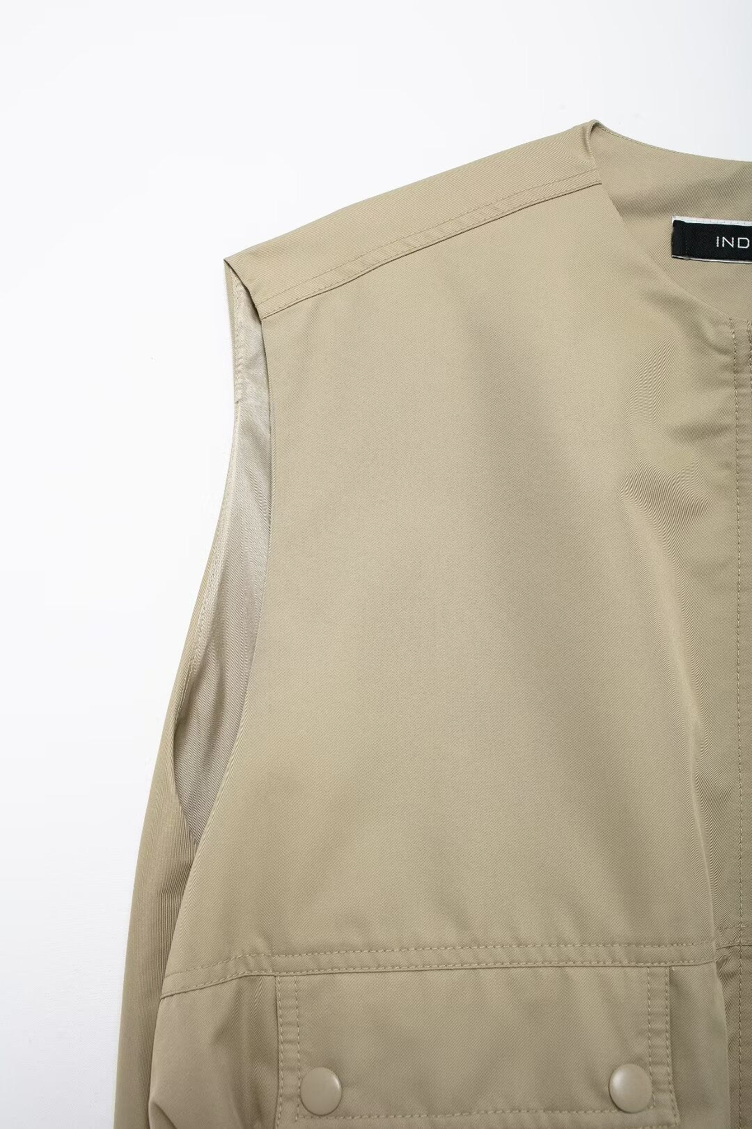 Oversized Puffy Vest - allsose