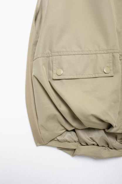 Oversized Puffy Vest - allsose
