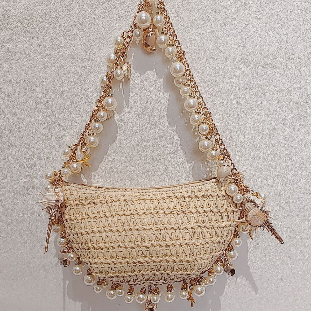 Pearl & Shell Vacation Handbag - allsose