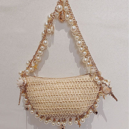 Pearl & Shell Vacation Handbag - allsose