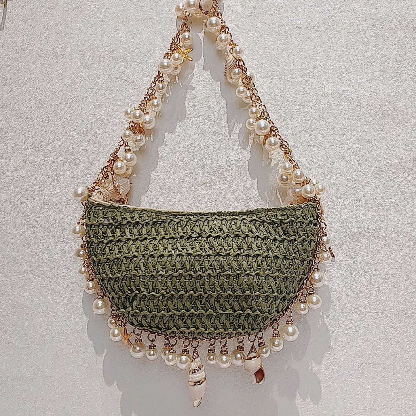 Pearl & Shell Vacation Handbag - allsose