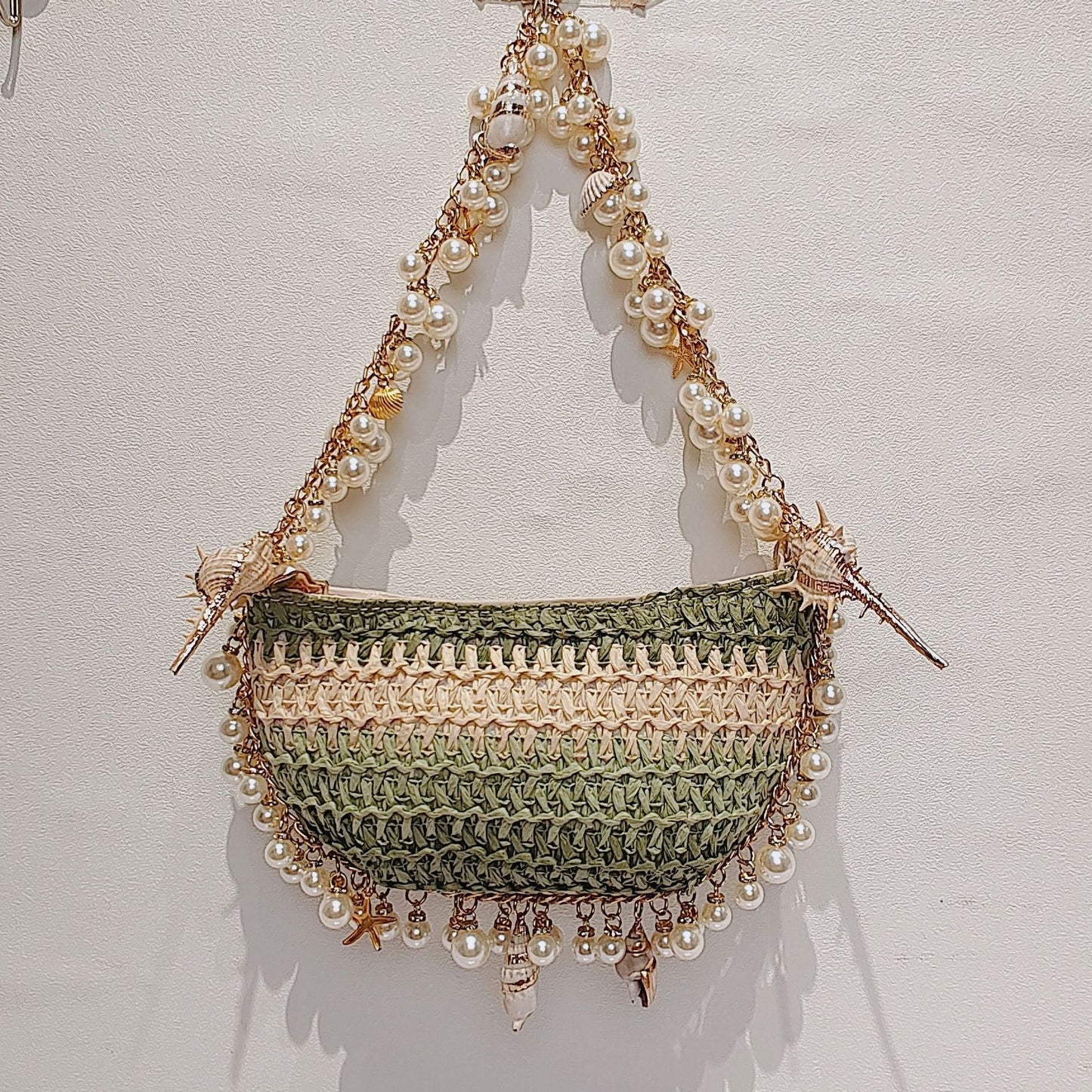 Pearl & Shell Vacation Handbag - allsose