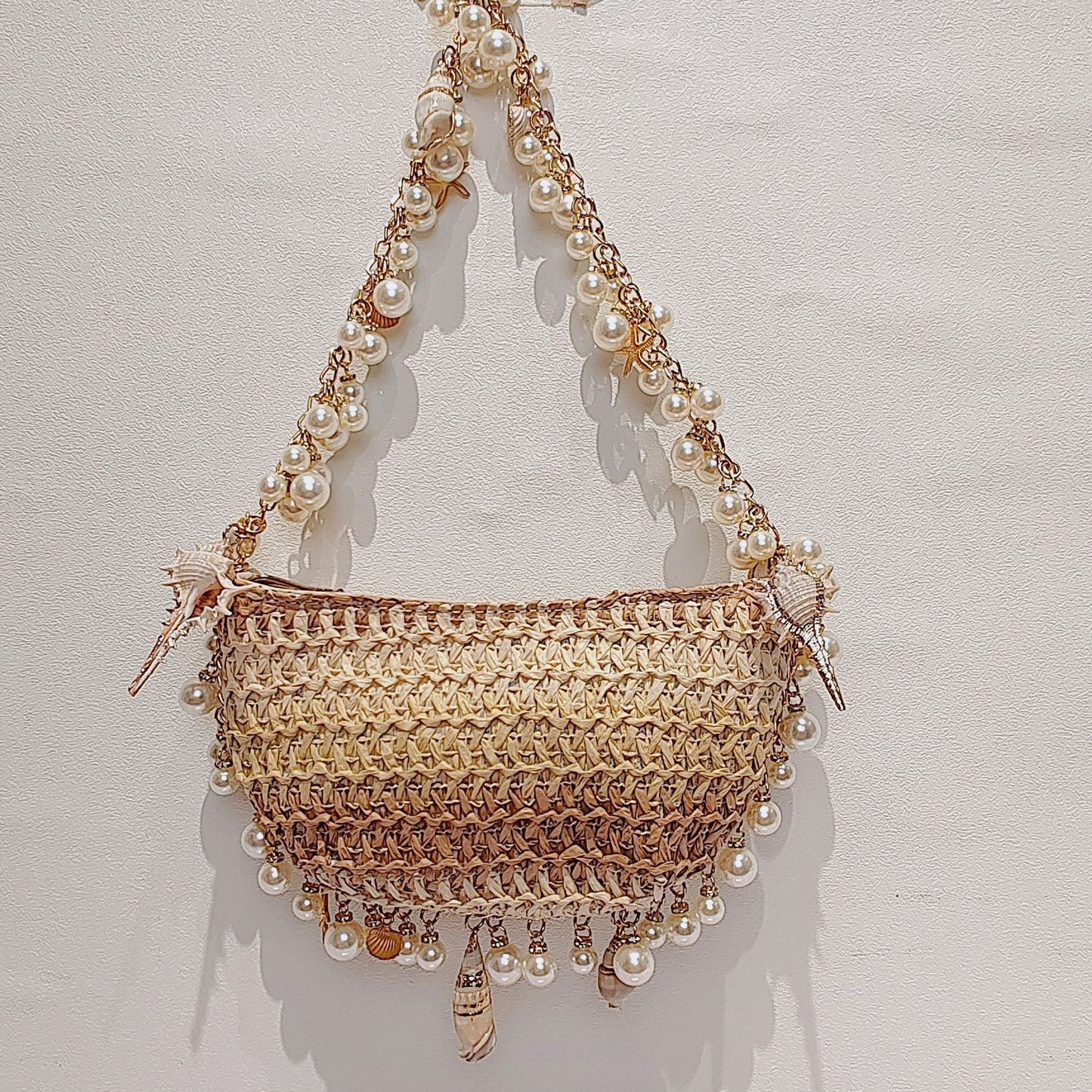 Pearl & Shell Vacation Handbag - allsose