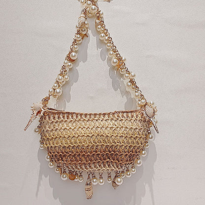 Pearl & Shell Vacation Handbag - allsose