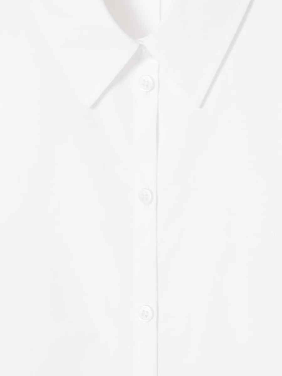 Regular Curvedhem Shirt - allsose
