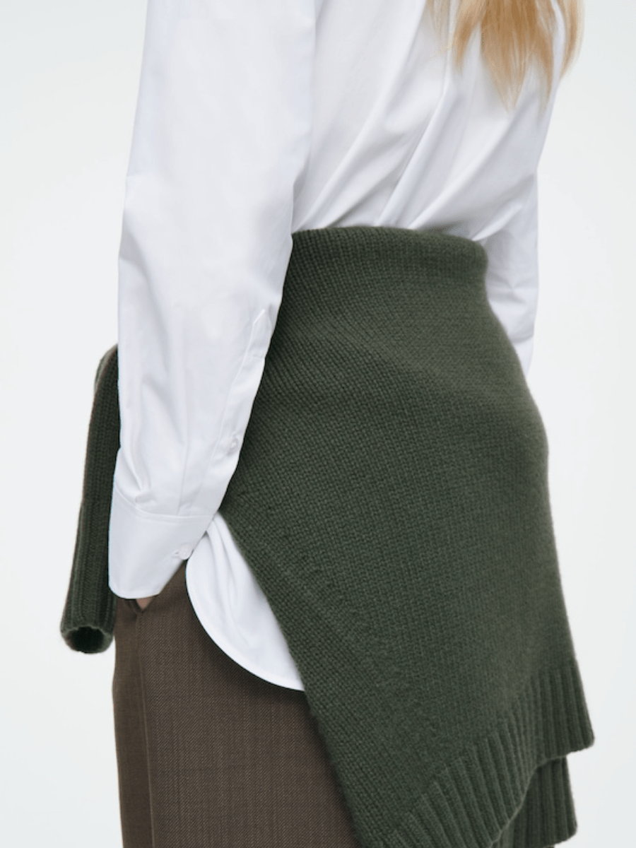 Regular Curvedhem Shirt - allsose