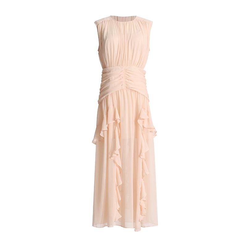Round Neck Dress - allsose