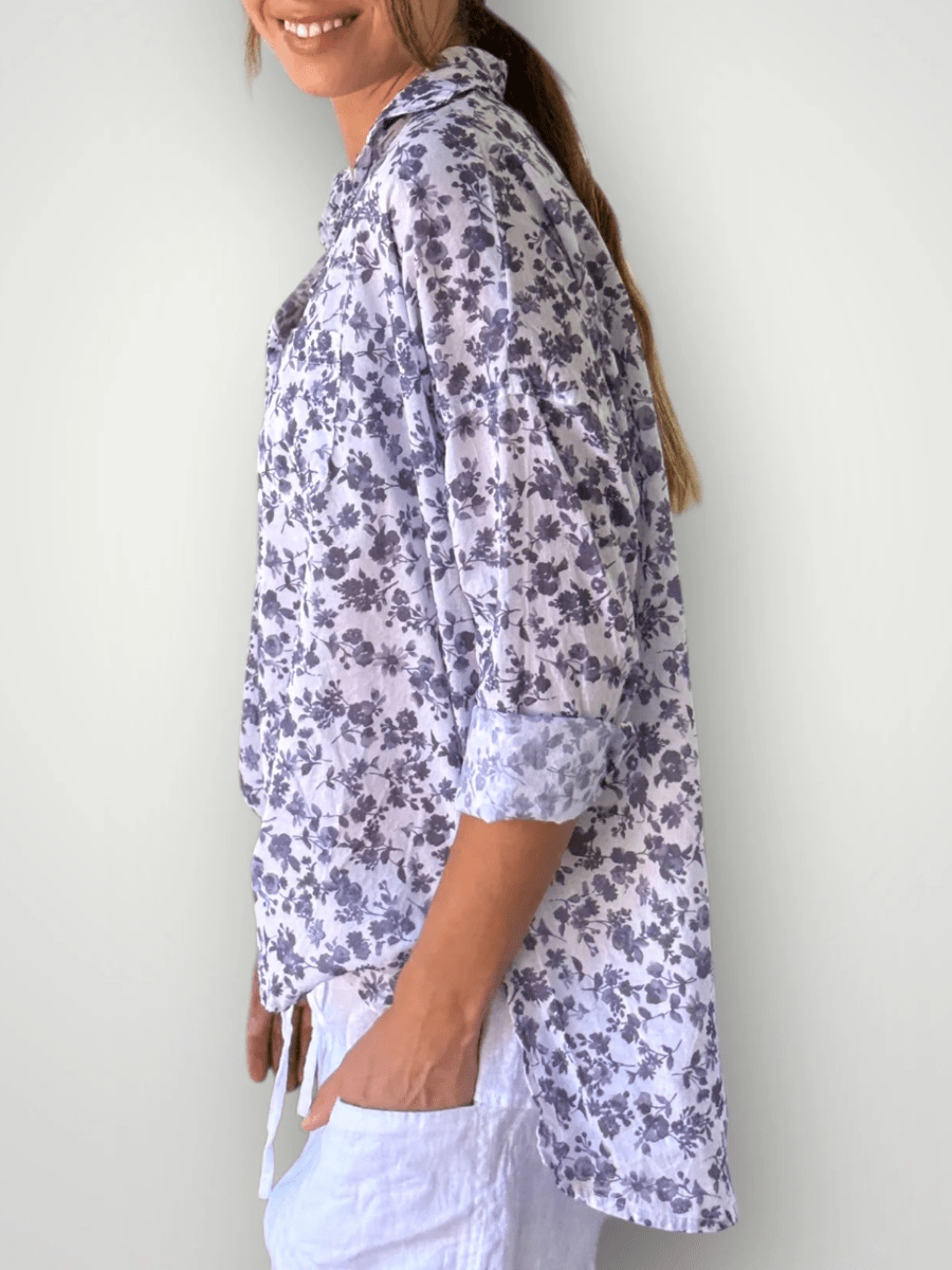 Spring And Summer Rosie Cotton Shirt - allsose
