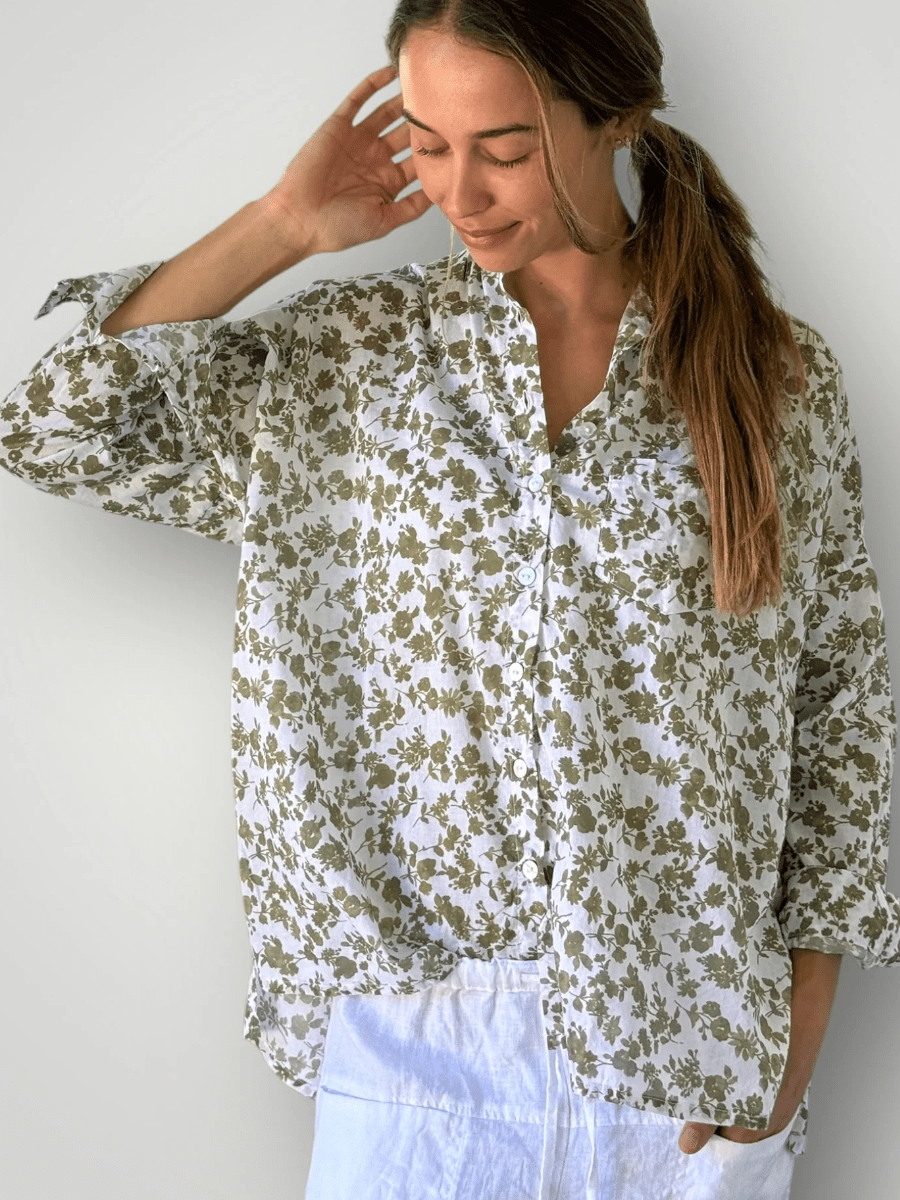 Spring And Summer Rosie Cotton Shirt - allsose