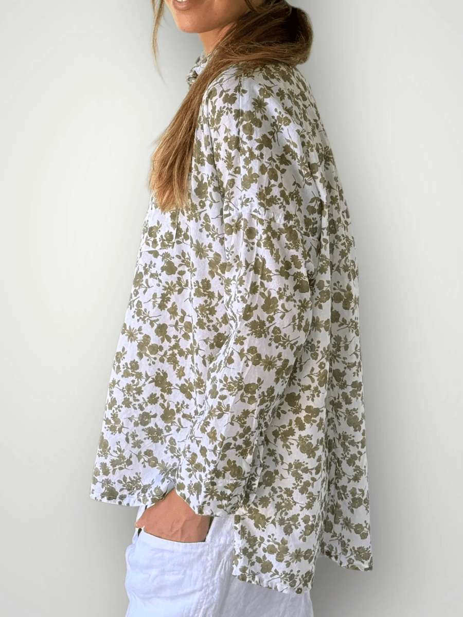 Spring And Summer Rosie Cotton Shirt - allsose
