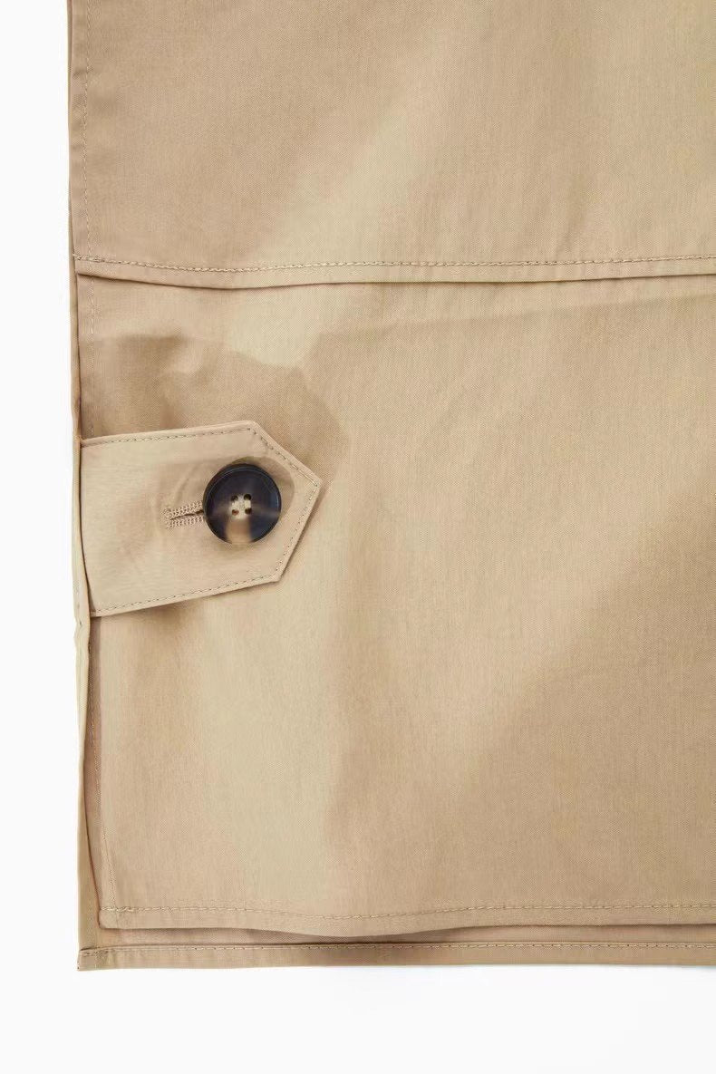 The Fall Casual Short Trench Jacket - allsose