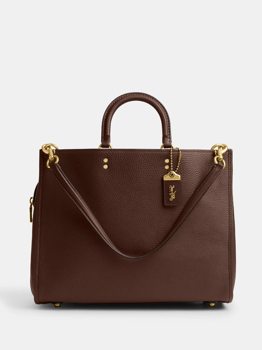 Two Open Compartments Leather Bag - allsose