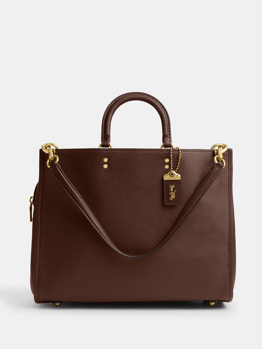 Two Open Compartments Leather Bag - allsose