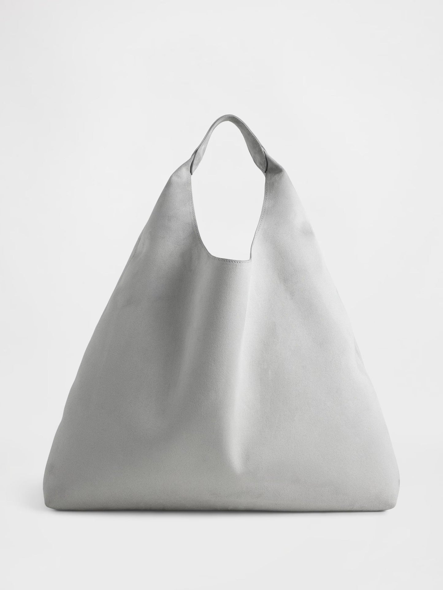 Vegan Suede Slouchy Tote Bag - allsose