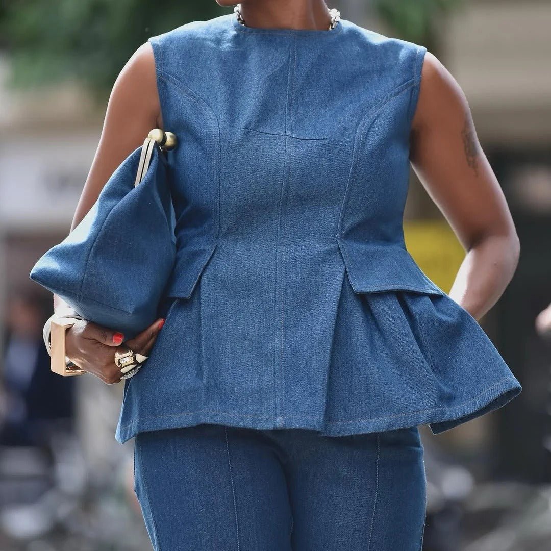 Vintage Gold - Frame Denim Evening Clutch - allsose