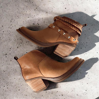 Women's Boho Style Chic Boots - allsose