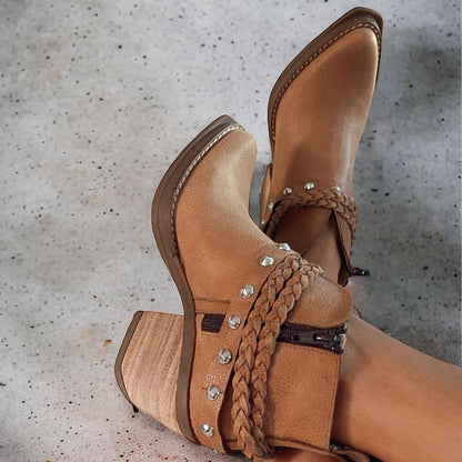 Women's Boho Style Chic Boots - allsose