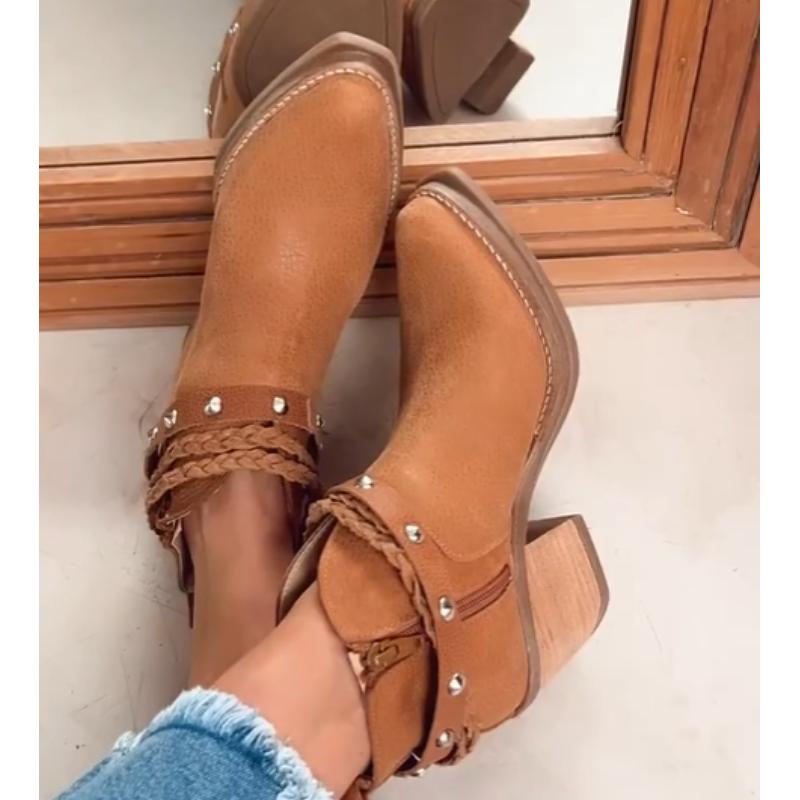 Women's Boho Style Chic Boots - allsose