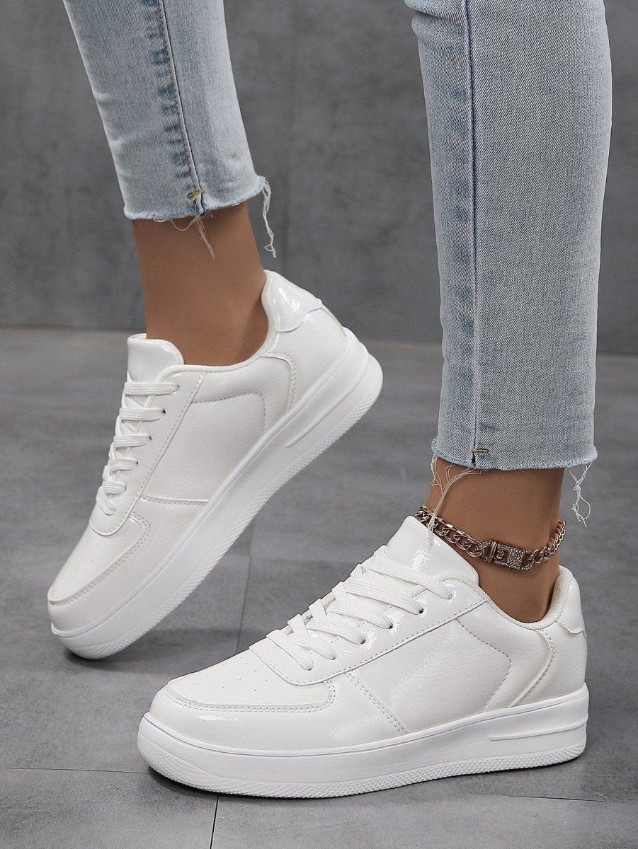 Women's Casual Lace Up Sneakers - allsose