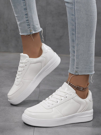 Women's Casual Lace Up Sneakers - allsose