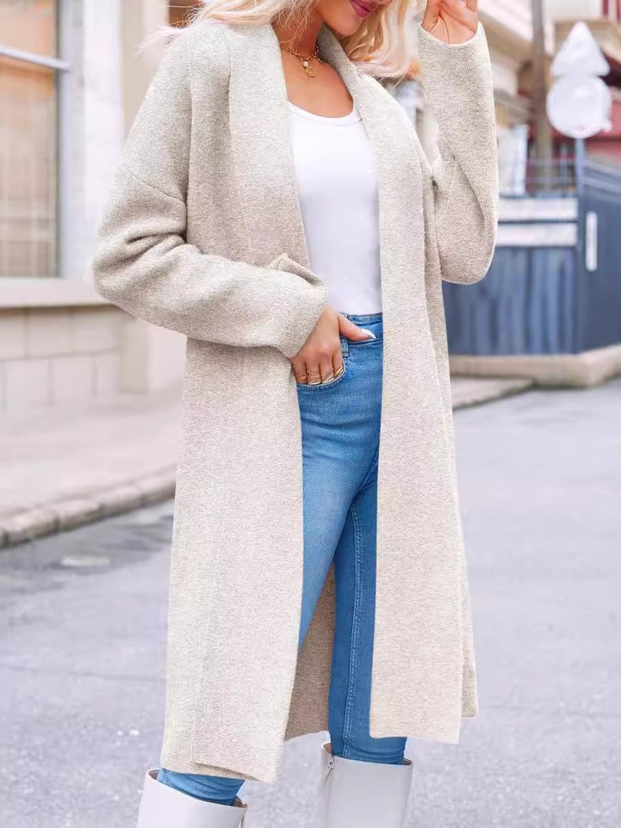 Women's Loose Knit Cardigan - allsose