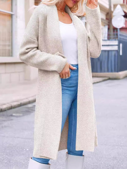 Women's Loose Knit Cardigan - allsose