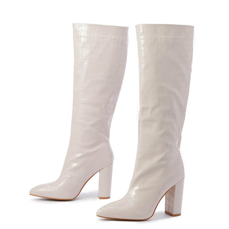 Women's Pointed - Toe High - Heel Fashion Boots - allsose