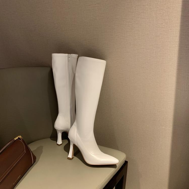 Women's Pointed Toe Knee High Boots - allsose
