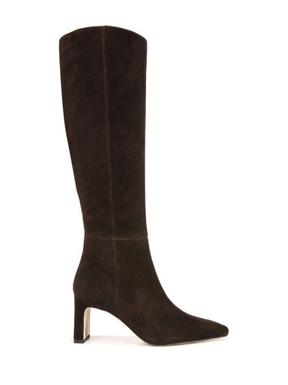 Women's Pointed Toe Mid Heel Tall Boots - allsose