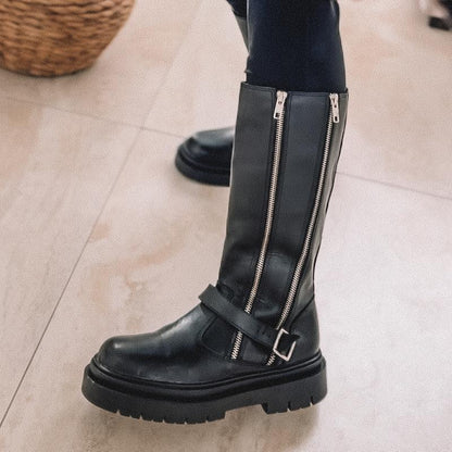 Women's Stylish Zipper Boots - allsose